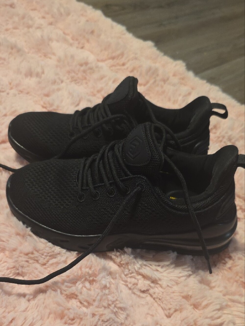 Black TrendSafe Lightweight Athletic Sneakers